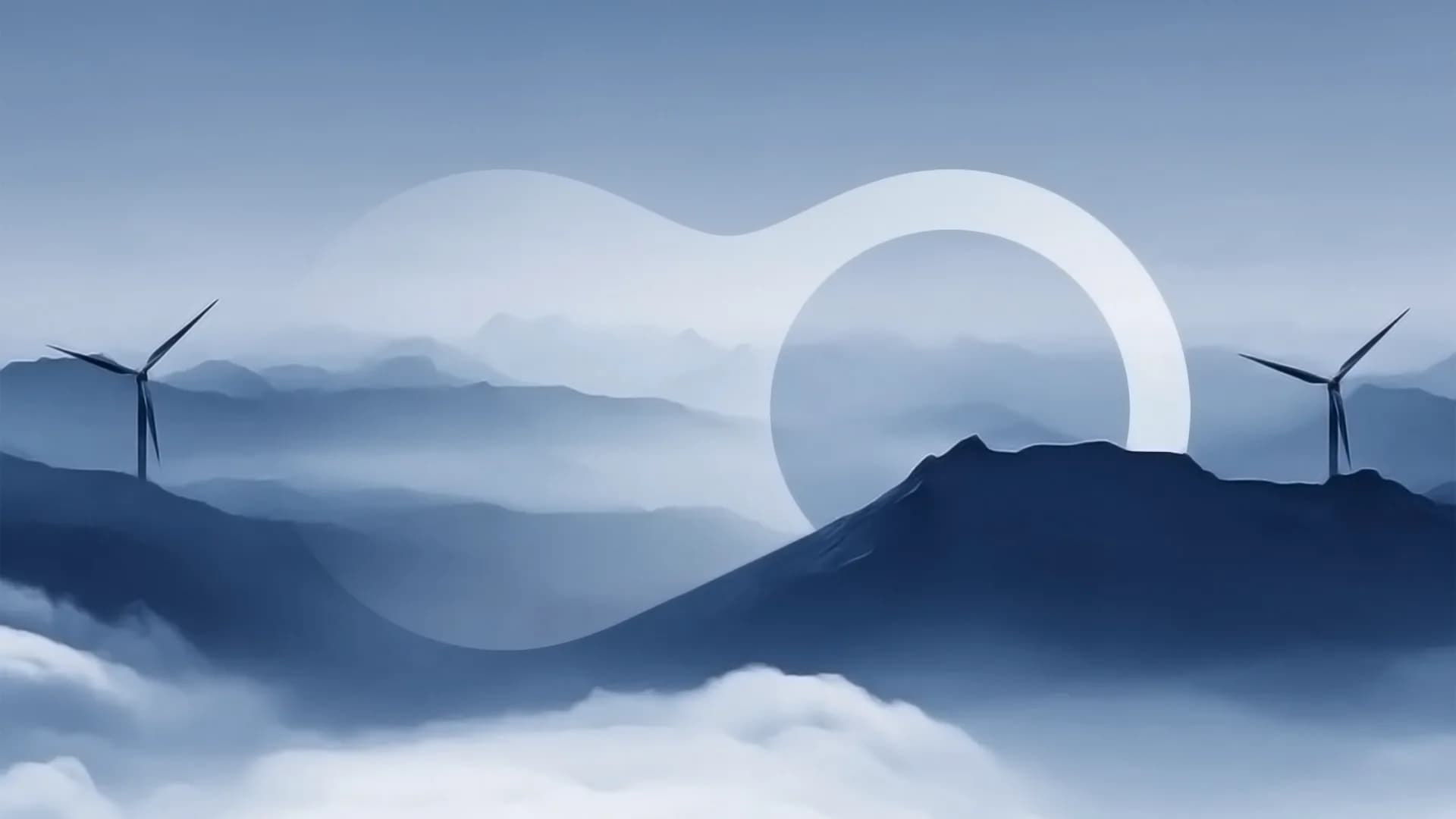 Paisagem de energia renovável TYR